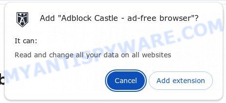 Adblock Castle – ad-free browser extension (Virus Removal Guide)