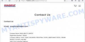 Hadeiz.com contacts