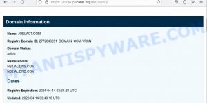 Joelact.com whois