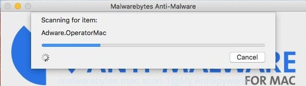 MalwareBytes for Mac OS - scan for hijacker responsible for redirects to Search.altagit.com
